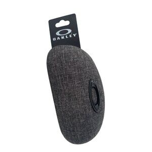 Oakley Black Fabric Hard Shell Sunglasses Case With Logo For Secure Eyewear Prot
